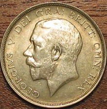 1914  George V Half Crown High Grade .925 Silver coin