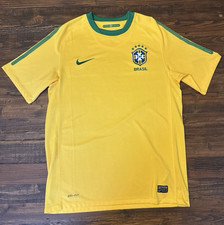 Brazil Brasil CBF  2010/2011 Vintage Soccer Jersey Size M