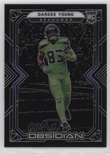 2022 Panini Obsidian Rookies Electric Etch Purple /100 Dareke Young #174 un2