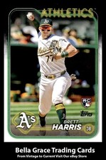 2024 Topps Update Brett Harris #US199 Oakland Athletics Rookie MLB Baseball 