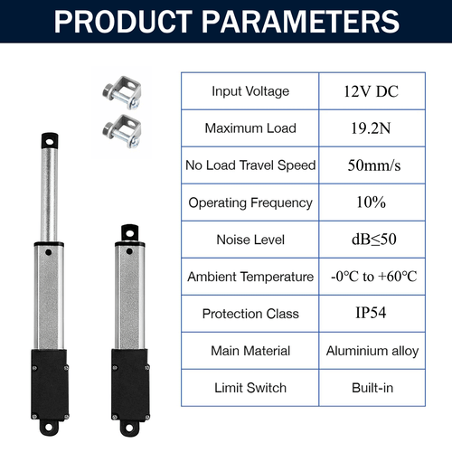 Linearantrieb 12V 10MM ~ 100MM Micro Linearmotor Elektrischer 5mm/s ~ 150mm/s - Bild 15 von 27