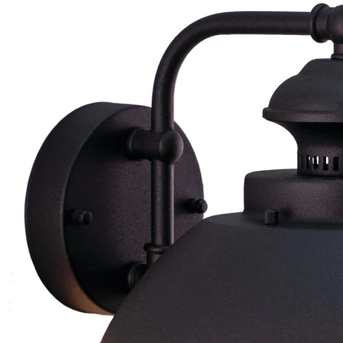 Vaxcel Lighting OW21501 Harwich 1 Light Outdoor Wall Sconce - 10 - Black - Picture 11 of 12