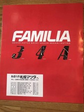 N04-30/ Catalog Mazda Familia 1989 3-door hatchback/4-door sedan/Astina