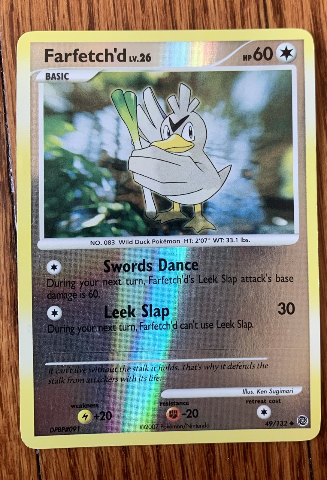 Farfetch'd 49/132 Secret Wonders Reverse Holo