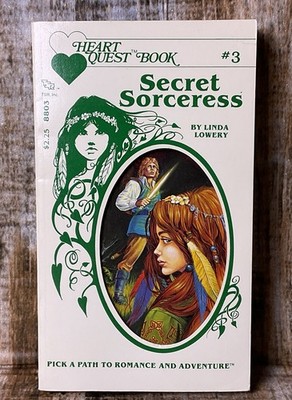 Heart Quest Book #3 Secret Sorceress TSR 1983 First Printing Good Condition