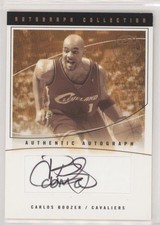 2003-04 Flair Final Edition Collection 187/200 Carlos Boozer #AC-CAB Auto 0b2