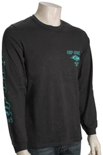 Rip Curl Fade Out Icon LS T-Shirt - Washed Black - New