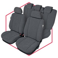 Autositzbezüge Schonbezüge Sitzbezug Set Grau für Mercedes A Klasse (W169)