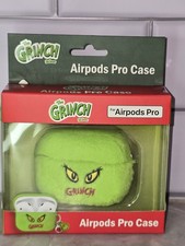 The Grinch Dr. Seuss Airpods Pro Case Fuzzy Green New in Box By CultureFly