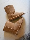 GIRLS BEAR PAW BROWN "ELLE" SUEDE FURRY SLIP-ON BOOTS SIZE 1 — photo 9