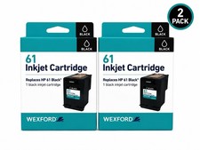 2 Pack Wexford Inkjet Cartridge 61 Black M39