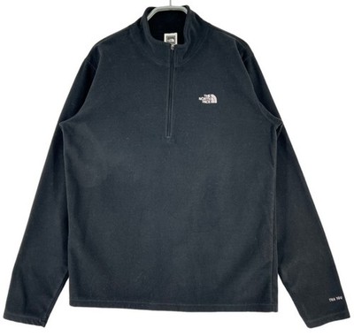 The North Face Jungen 1/4 Zip Sweatshirt Pullover Fleece Schwarz Größe XL