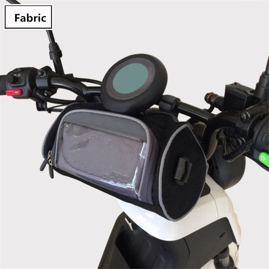 Bolsa universal para parabrisas de motocicleta manillar delantero horquilla contenedor de almacenamiento 2,5 L Foto 3 de 4