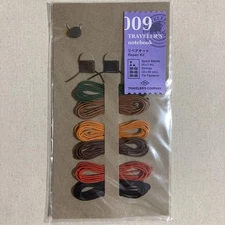 Traveler's Note Repair Kit 6 Color Set for Traveler's Notebook, Used