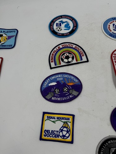 Lot of 18 Soccer Related Patches Alabama, Nashville, Knoxville, AYSO, SmokiesTh - Picture 3 of 6
