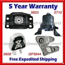 O386 Fits 2015-2018 Ford Edge 2.0L AUTO Motor & Transmission Mount Set 4pc