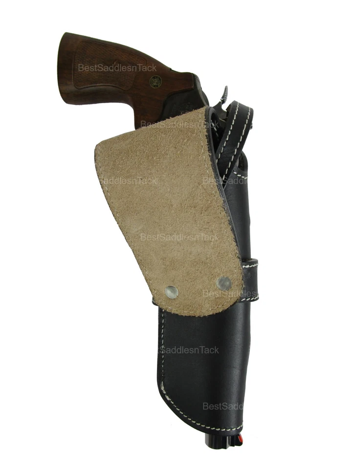 LEATHER GUN HOLSTER REVOLVER SINGLE ACTION WESTERN SIX SHOOTER FLORAL TOOLED - Image 4 of 4