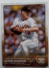 2015 Topps Update Pride & Perseverance #PP5 Jason Johnson Baltimore Orioles