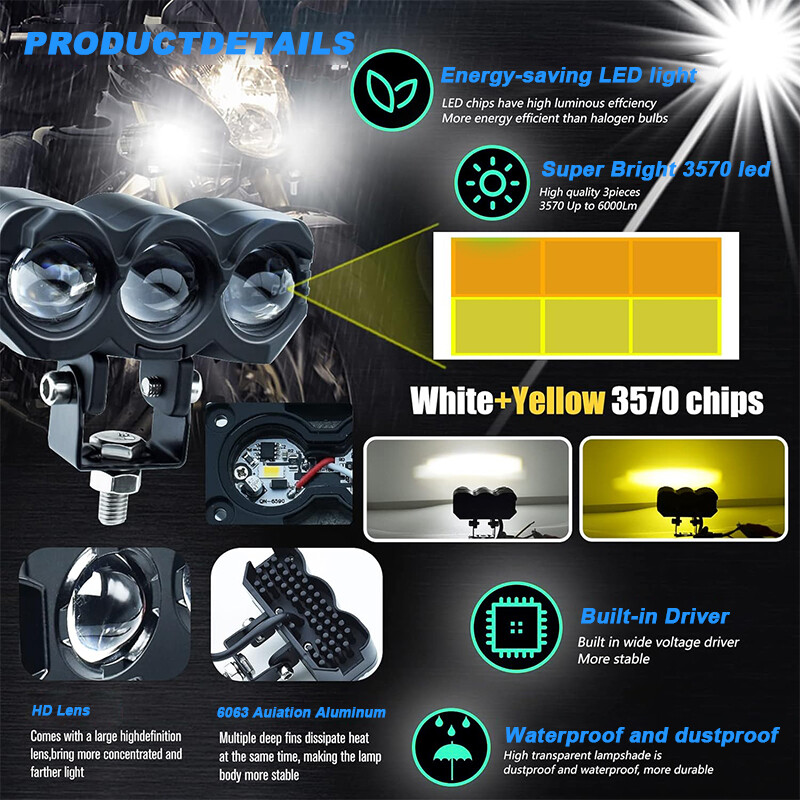 COLIGHT 4-Inch LED Work Light Bar - 240W, 36,000 Lumens, Spot Beam For ATV, Truck, SUV, Boat (IP68)