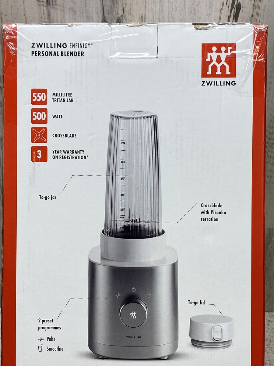 ZWILLING Enfinigy 20-oz. Personal Blender Smoothie Blender Silver