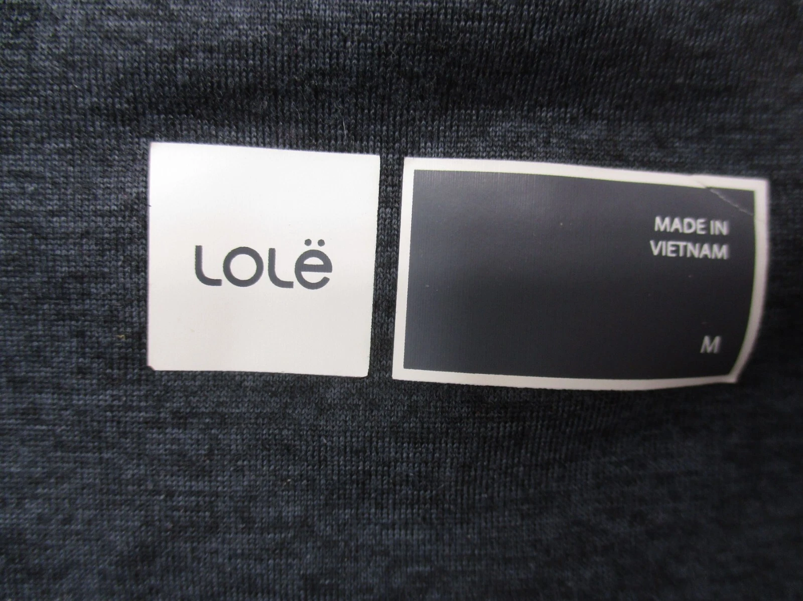 lole elastic waist drawstring knit jogger track pants