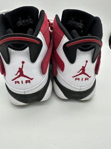 ZAPATO BALONCESTO NIKE JORDAN 6 ANILLOS Talla 9322992 106 Blanco Rojo Negro CARMINE Air - Imagen 13 de 22