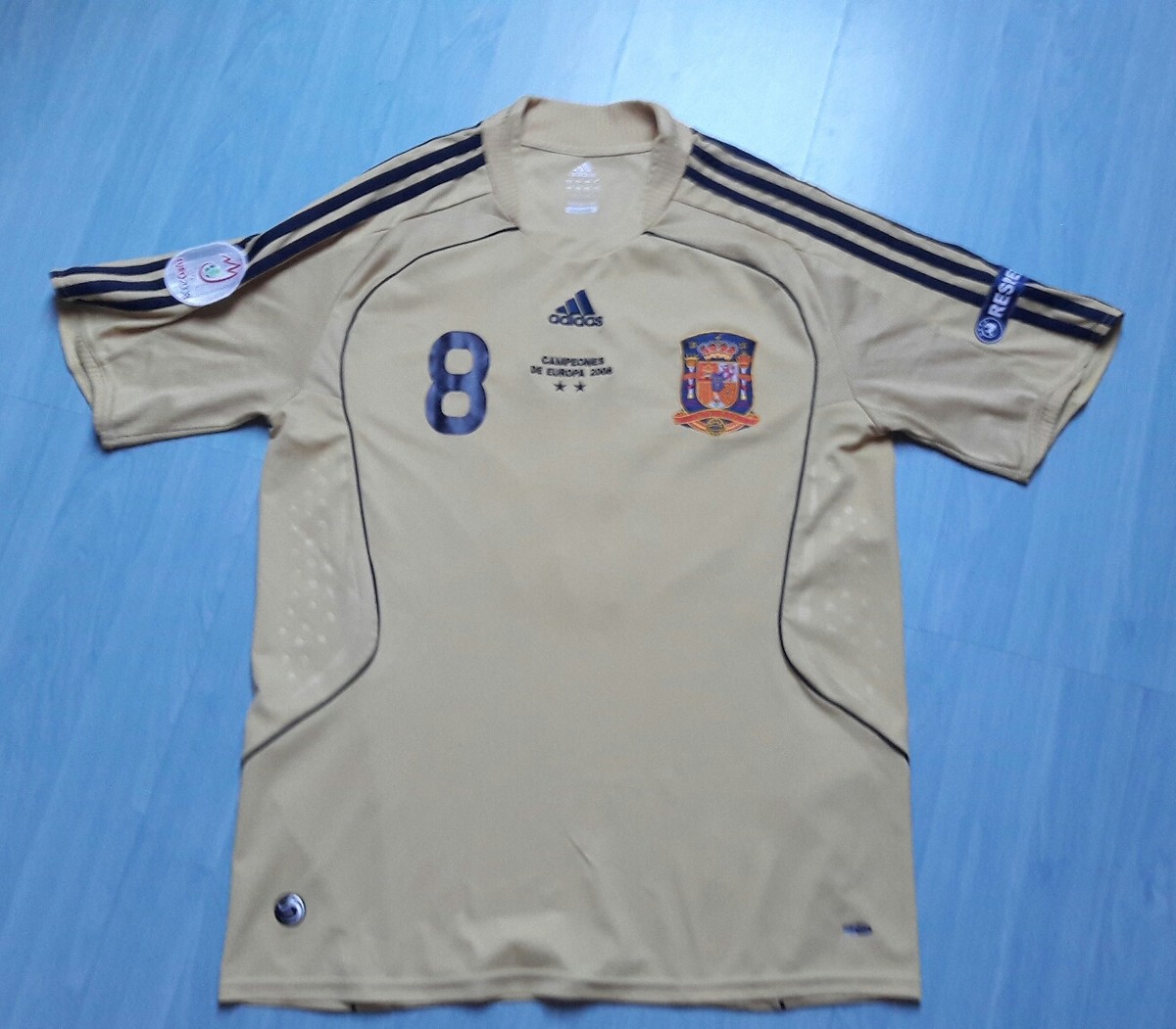 Ultra Rare! Adidas Spain EURO 2008 Xavi 8 XL Jersey Shirt
