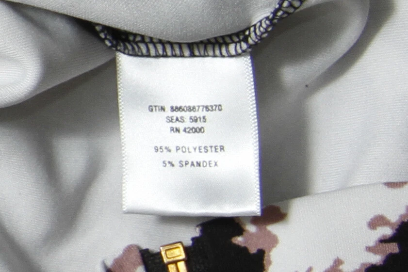 Falda de rodilla para mujer Nicki Minaj pequeña blanca negra púrpura patrón negocios informal Foto 3 de 4