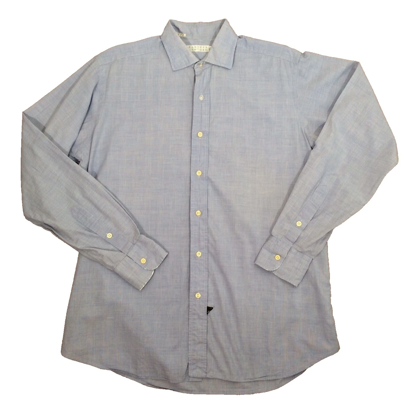 Camisas de vestir para hombre Barneys New York a cuadros manga larga