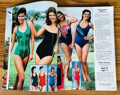 SEARS 1983 SUMMER CATALOG WOMEN VTG Swimsuit 1980s Clothing Fashion Feet Shoes - Picture 17 of 24
