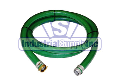 3'' x 20 ft Heavy Duty Green SuperFlex Trash Pump Water Suction Hose