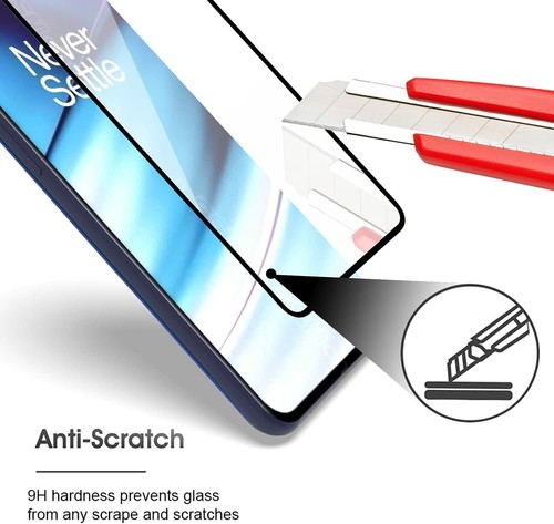 Oneplus Nord CE 5G Phone Tempered Glass Screen Protector Film, 9H Hardness 3pack - Picture 6 of 9