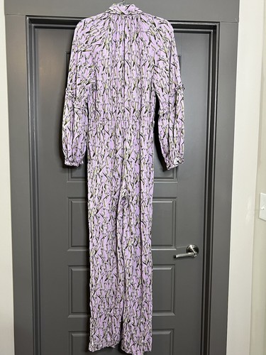 Happy x Nature Jumpsuit Damen Small Lila Blumen Langarm - Bild 3 von 18