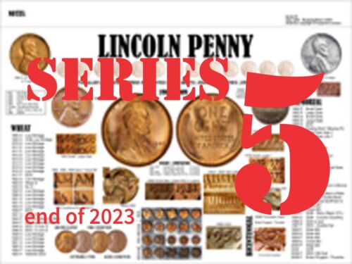 Lot of 6 Error Coin Hunt Mats Cent Nickel Dime Quarter Half & Dollar v5 '24 - Afbeelding 1 van 4