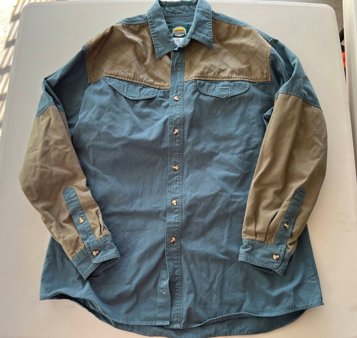 トップス 90s Cabela's hunting shirt Cabelas Vintage 90s Long Sleeve Button Up Heavy Hunting