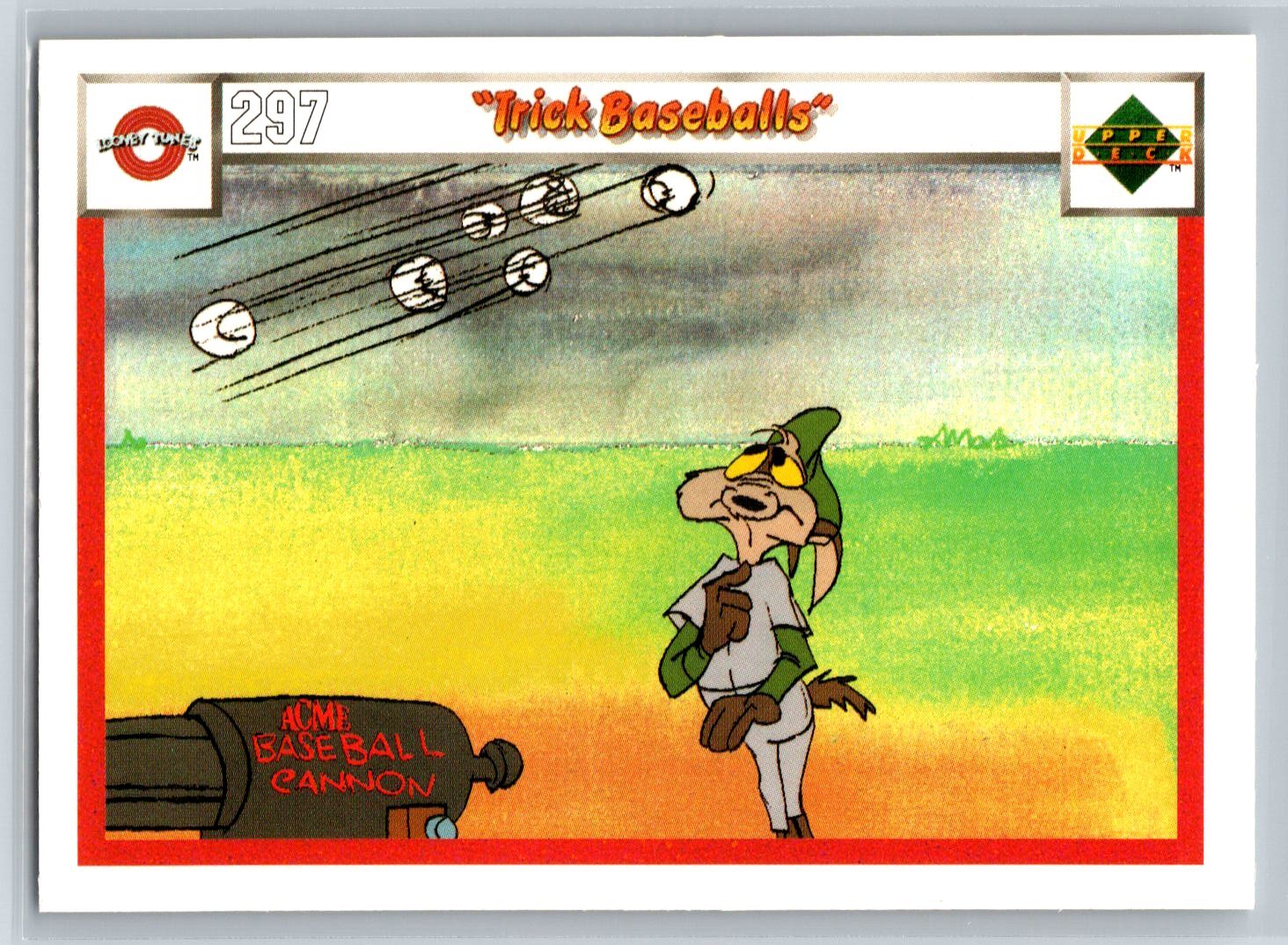 1990 Upper Deck Comic Ball Trick Baseballs #297 / 300
