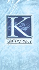 K  Company 12 x 12 Refill Kit - 10 Page Protectors w/White Insert Design Series