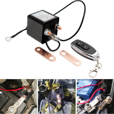 Car Battery Disconnect Cut Off Isolator Master Switch Wireless Remote Control