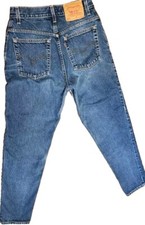 LEVI'S 550 Relaxed Fit Tapered Leg Jeans Womens Sz 10 MIS L 28x32 Blue VINTAGE