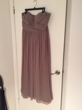 Jenny Yoo Collection Aiden Bridesmaid dress Size 16 Taupe