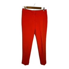 Trina Turk Pants Women's Size 2 Encanta Rolled Ankle Office Business Red