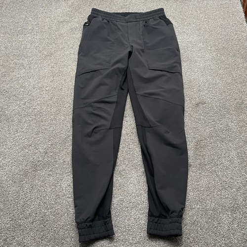 Lululemon Joggers Medium Black License To Train Tapered Active Nylon Mens READ