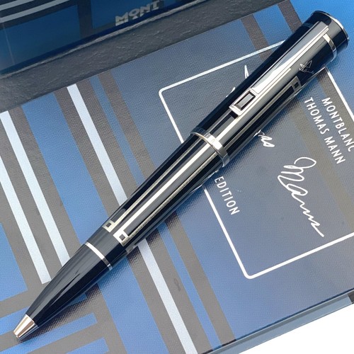 MONTBLANC - Writers Edition - Thomas Mann - Ballpoint Pen - Limited - New 104157 - Picture 2 of 7