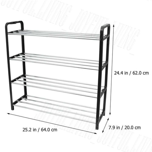 3/4/5 Tiers Layers Shoe Rack Storage Organizer Shelf Stand Shelves Shoe Storage - Picture 3 of 15
