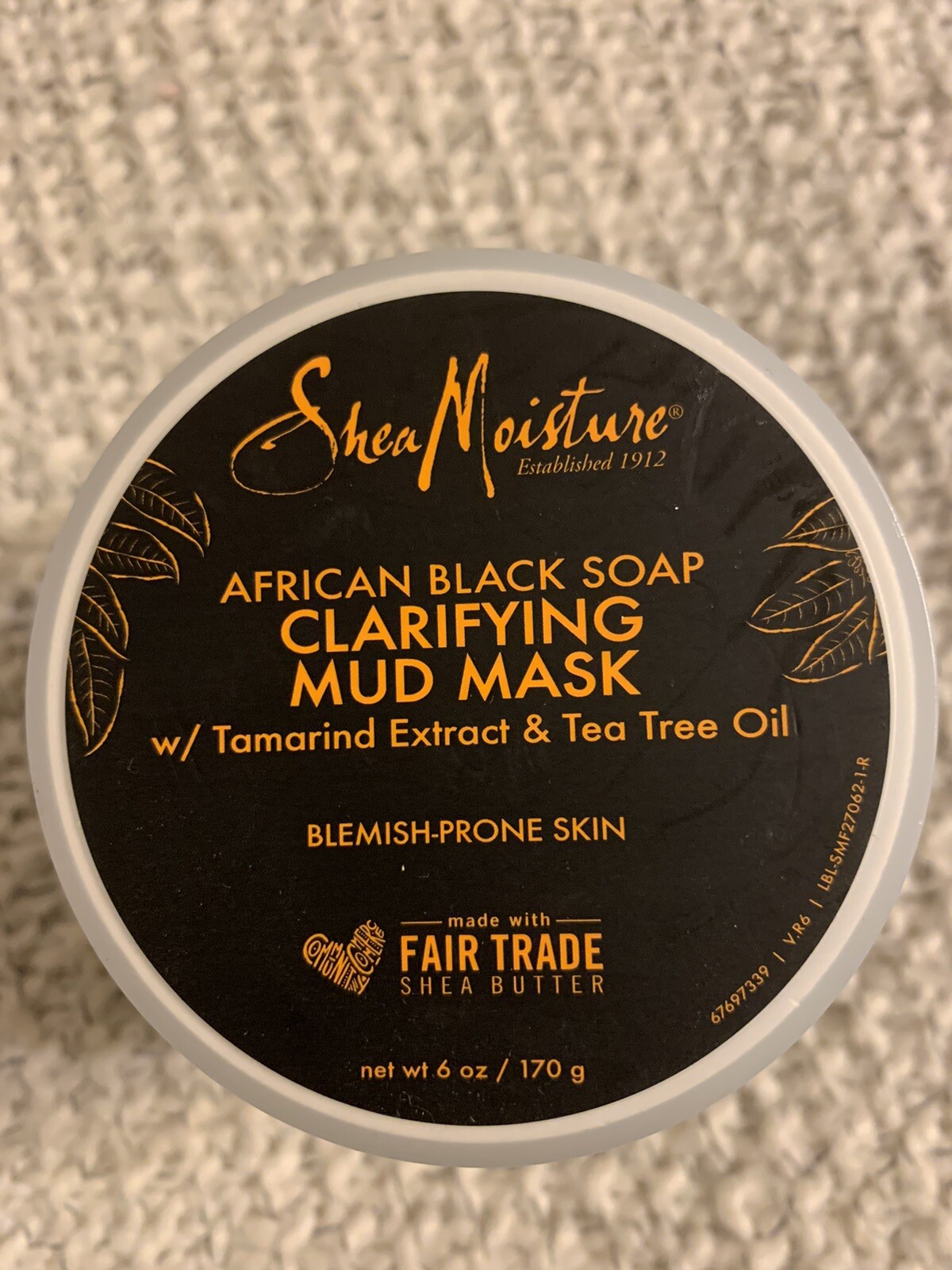 Shea Moisture African Black Soap Clarifying Mud Mask 6 oz eBay