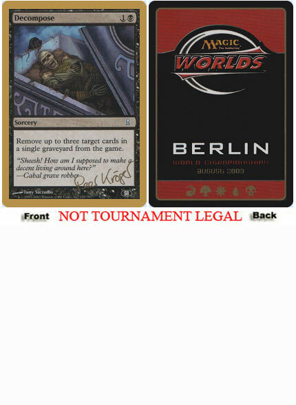 WorldChampionshipDecks2003⭐︎PeerKroger World Championship MTG 2003 BERLIN Peer Kroger Factory Sealed Deck