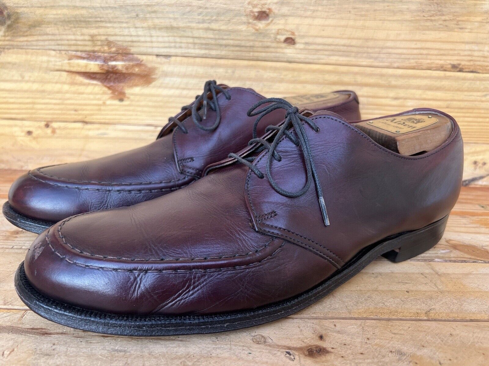 Alden 266 Brown Calfskin Mocc Toe Blucher