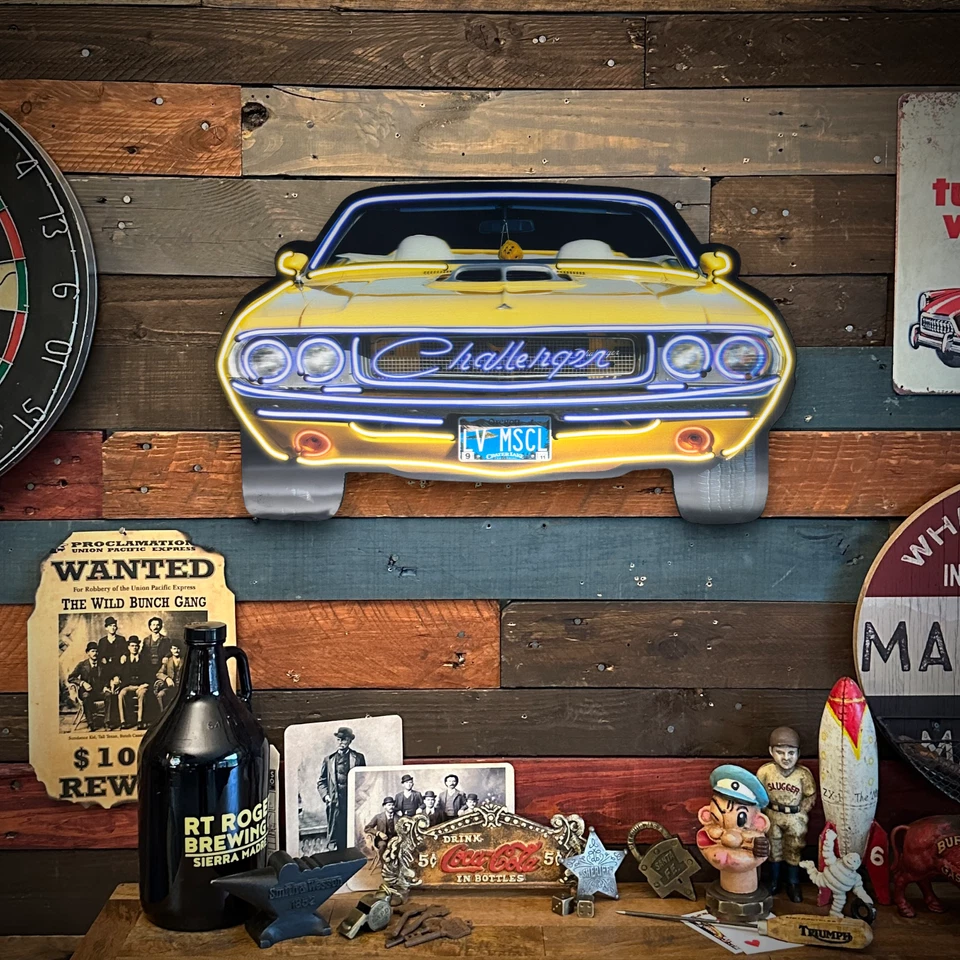 道奇挑战者移动透镜 3D 图像墙面标志 — 第 2/4 张图片