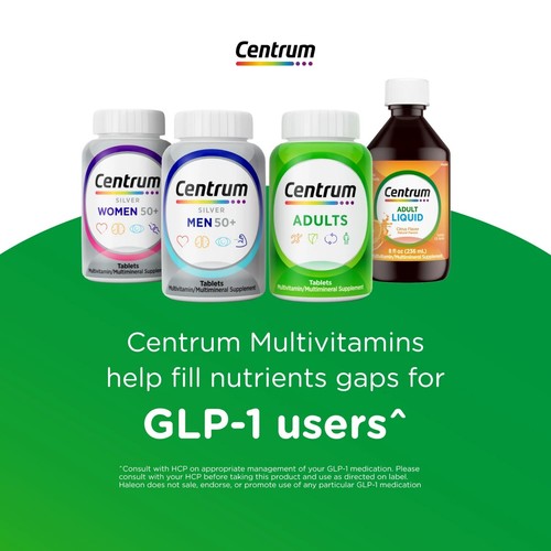 Centrum Silver Men and Women 50 plus Multivitamin Supplement Tablets, 220 Count - Picture 4 of 10