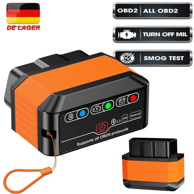 KONNWEI KW903 V1.5 OBD2 Selbstscanner bluetooth5.0 Elm327 Schwarz + Orange DHL